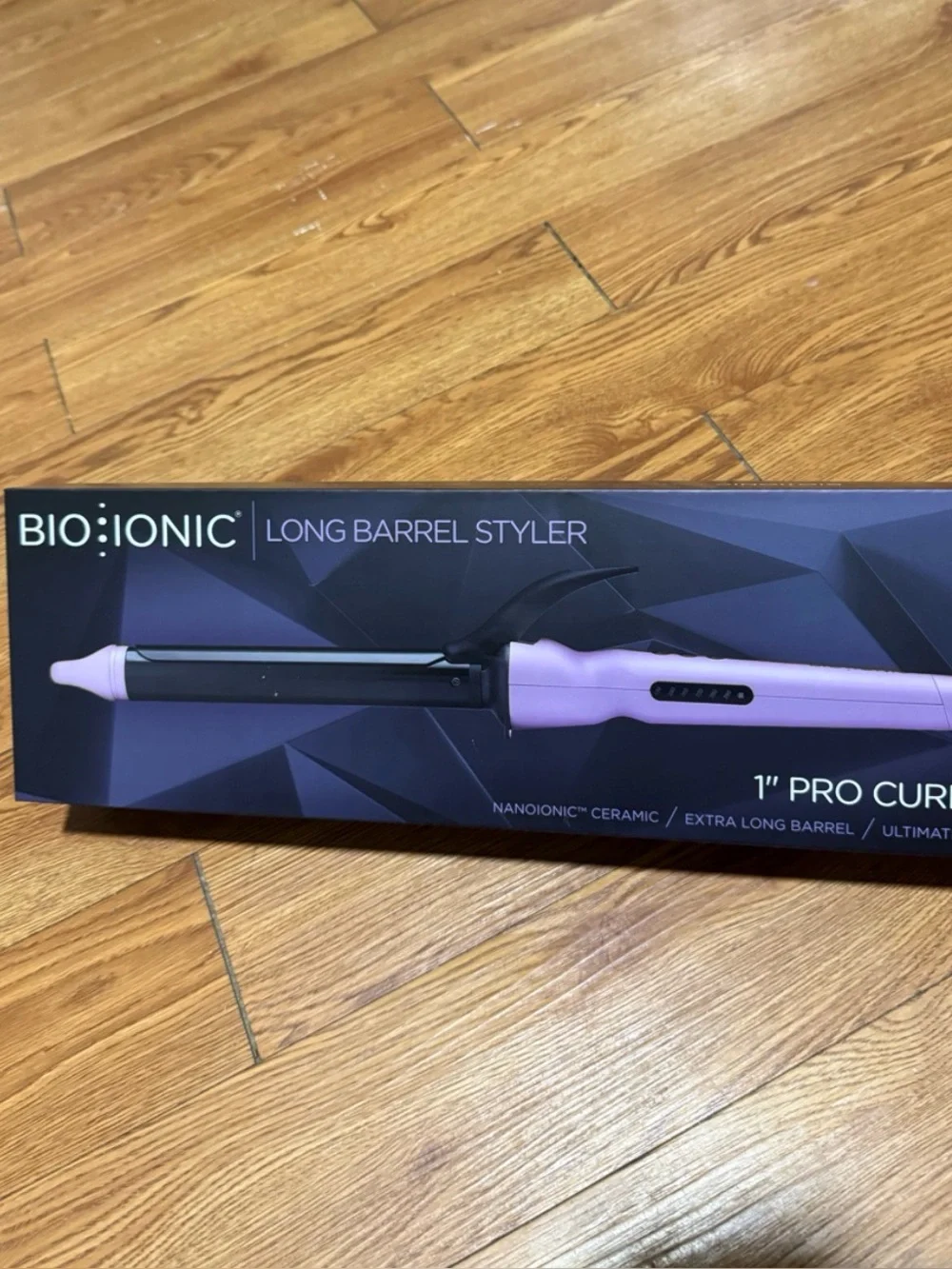 Bioionic LE 1 Inch Long Barrel Soft Amethyst brand new in box